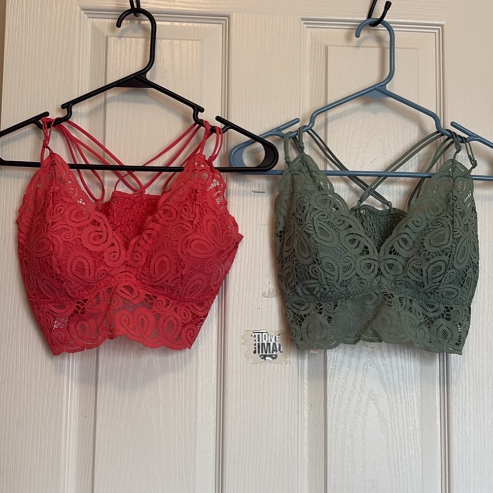 VS Pink Bralettes
